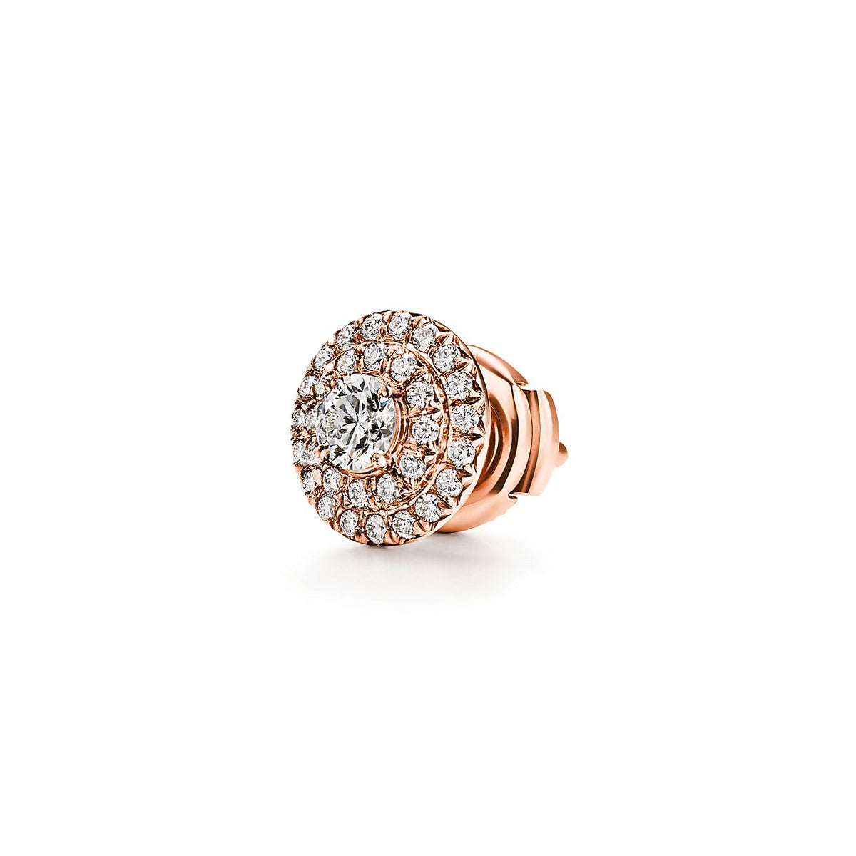 Tiffany Soleste Moissanite Earrings - 18K Rose Gold
