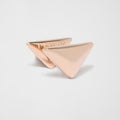 Prada Triangle Earrings - 18K Gold