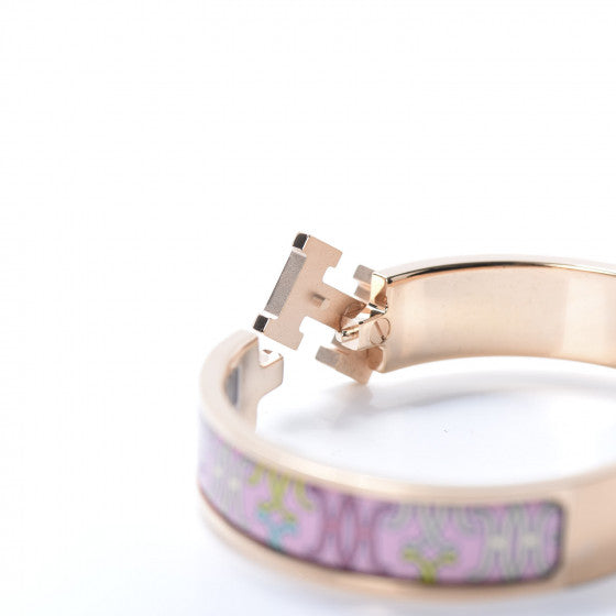 Hermes Clic H Lift Pink Bracelet