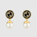 Gucci Double G Blondie Pendant Earrings - 18K Yellow Gold