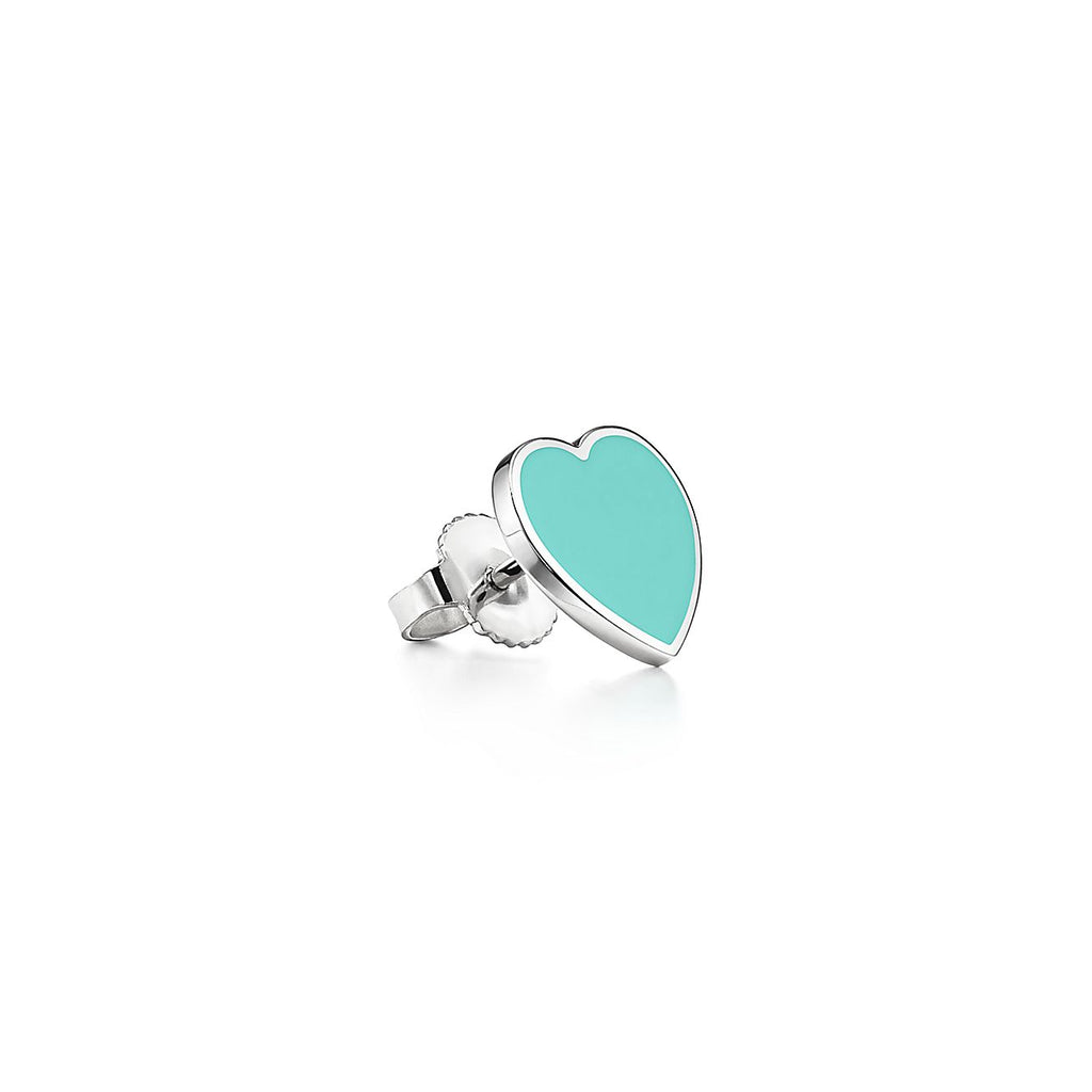 Return to Tiffany Blue Heart Earrings - 18K Gold