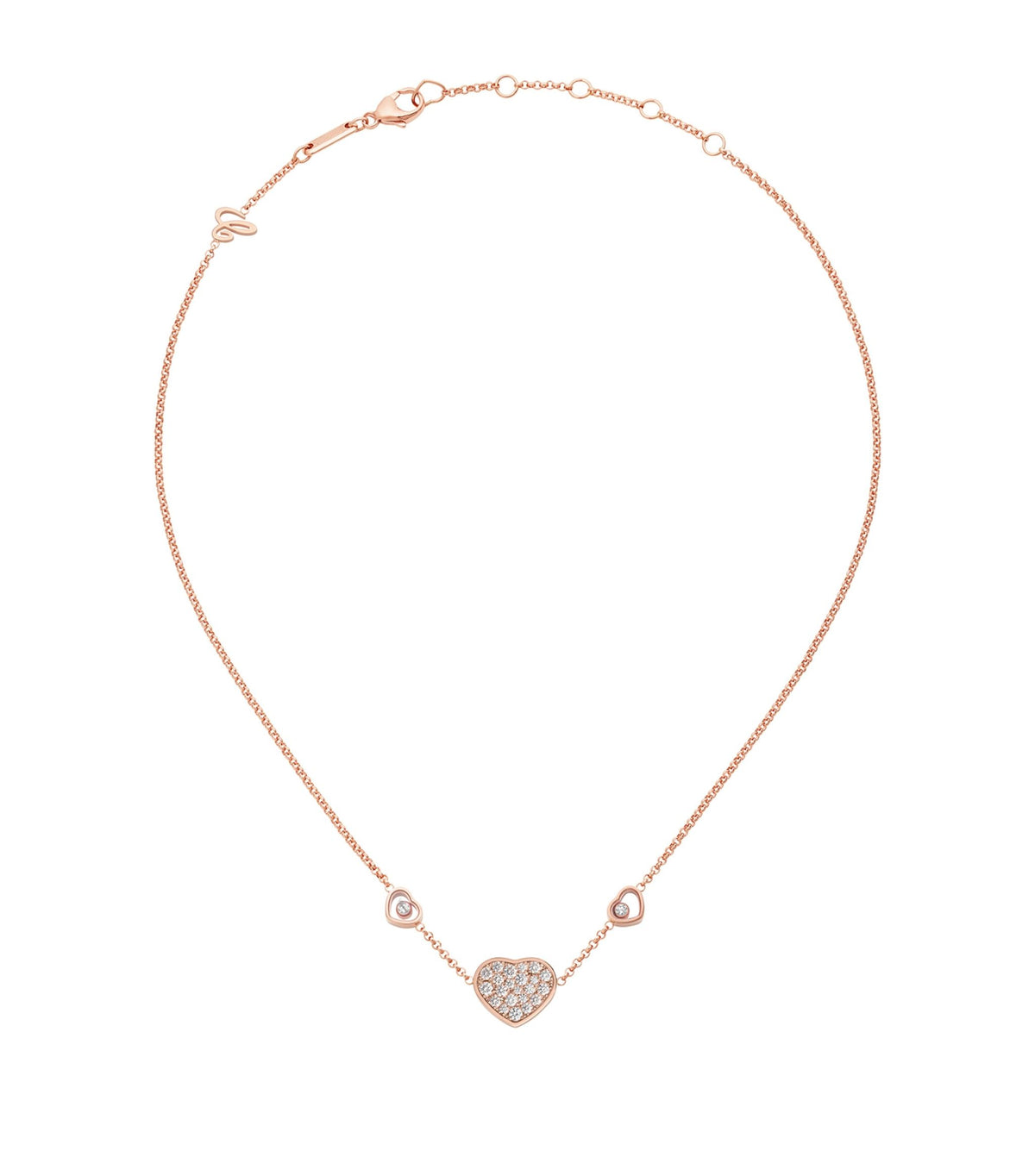 Happy Heart Diamond Necklace