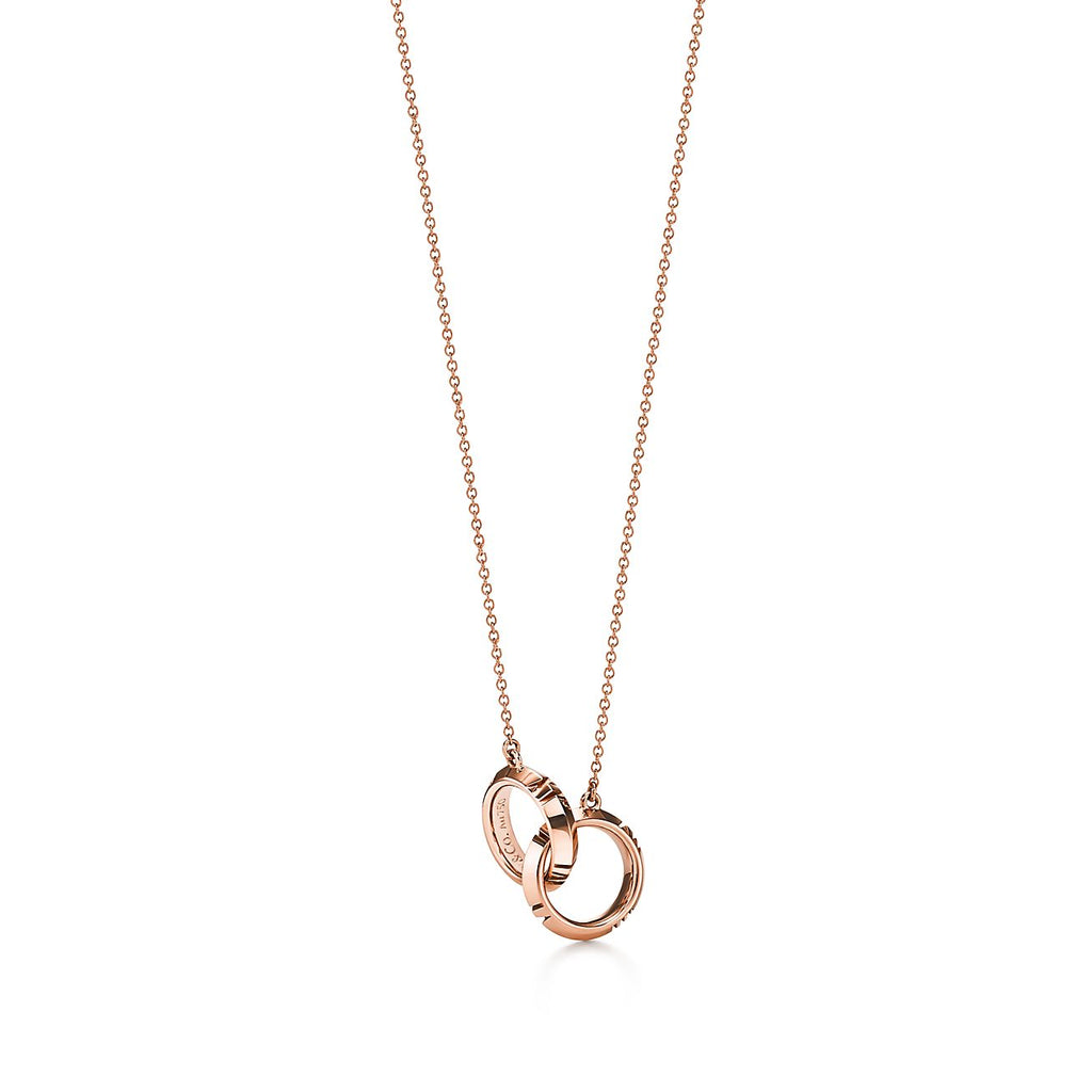 Tiffany Atlas X Closed Interlocking Pendant Necklace