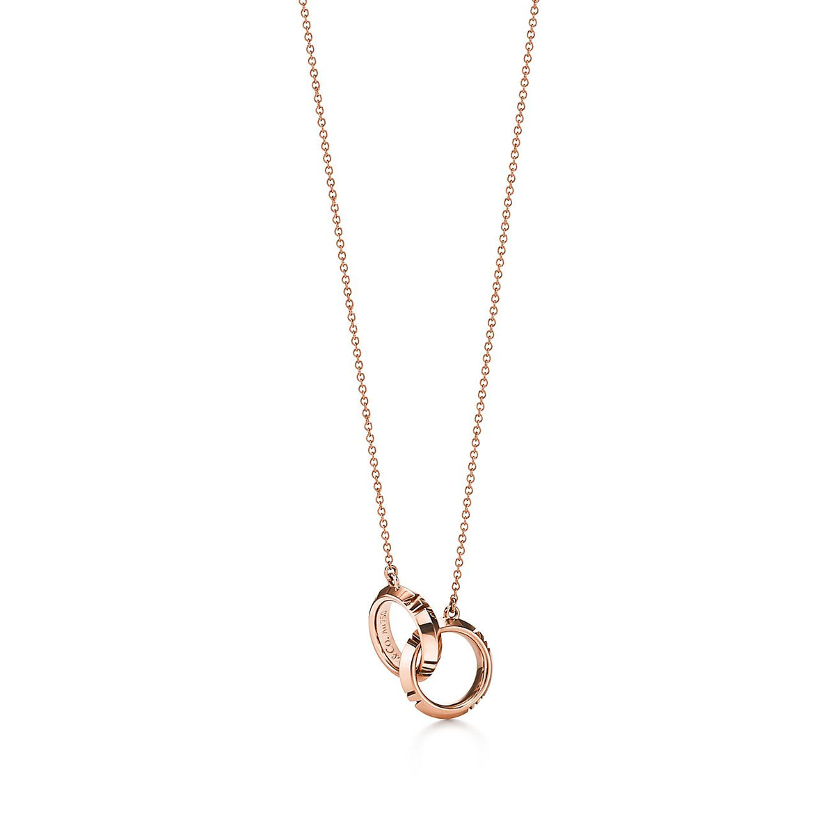 Tiffany Atlas X Closed Interlocking Pendant Necklace