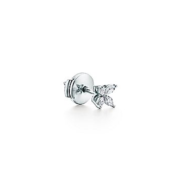 Tiffany Victoria Earrings - 18K White Gold