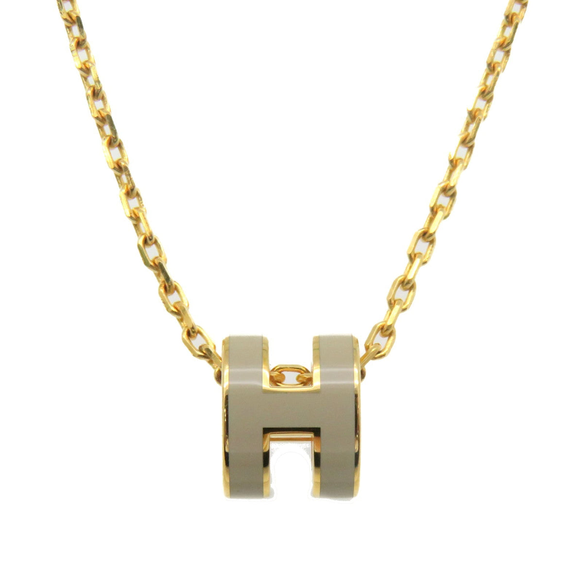 Hermes Mini Pop Grey Necklace
