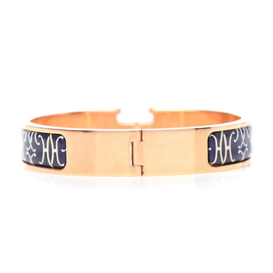 Hermes Clic H Lift Black Bracelet