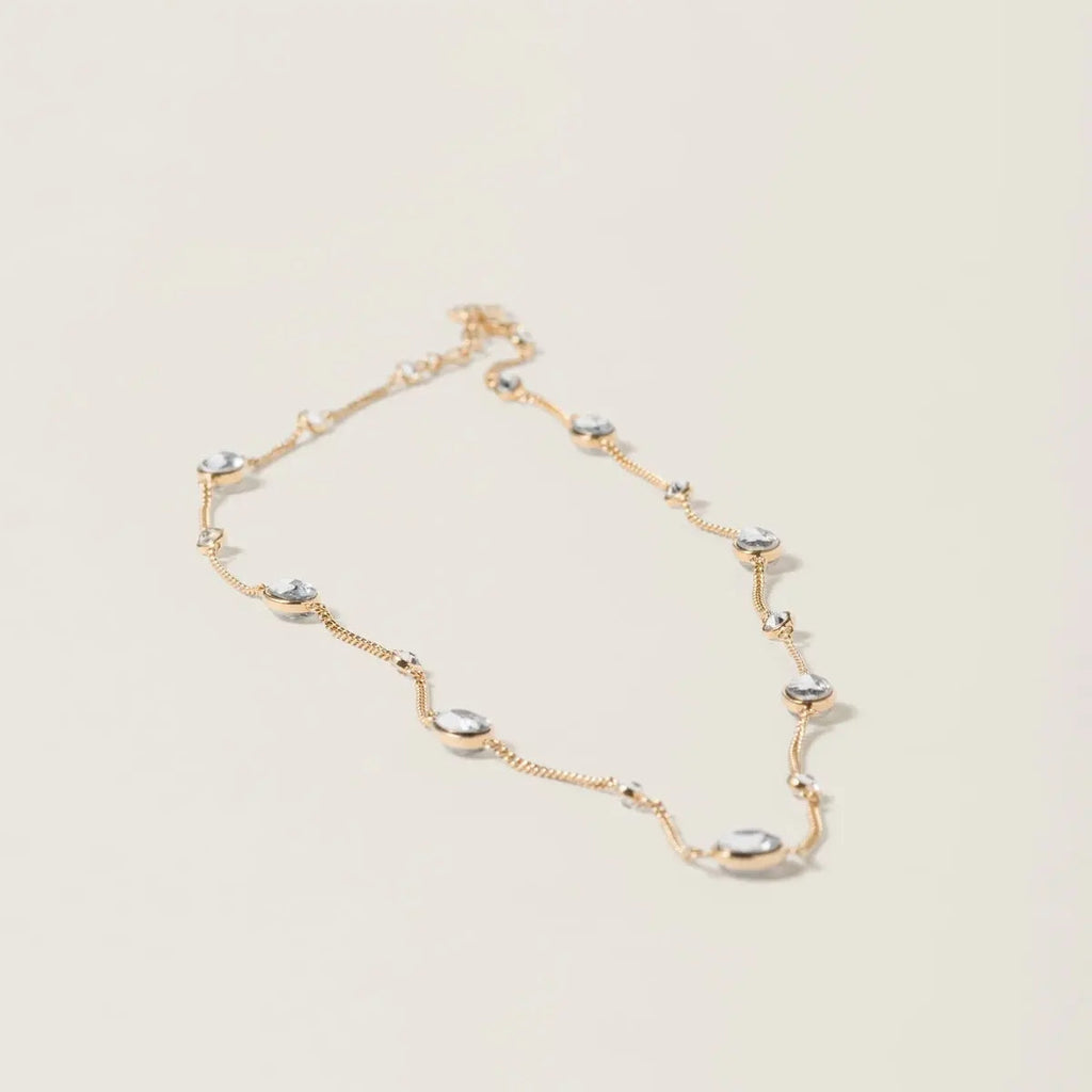 Miu Metal Crystal Bracelet