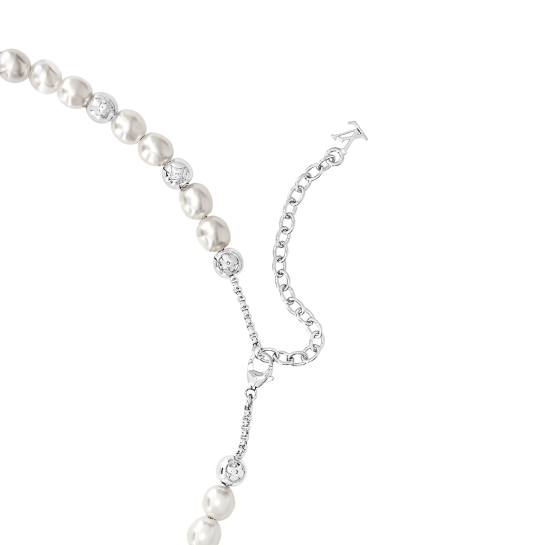 Louis Vuitton Monogram Pearl Necklace