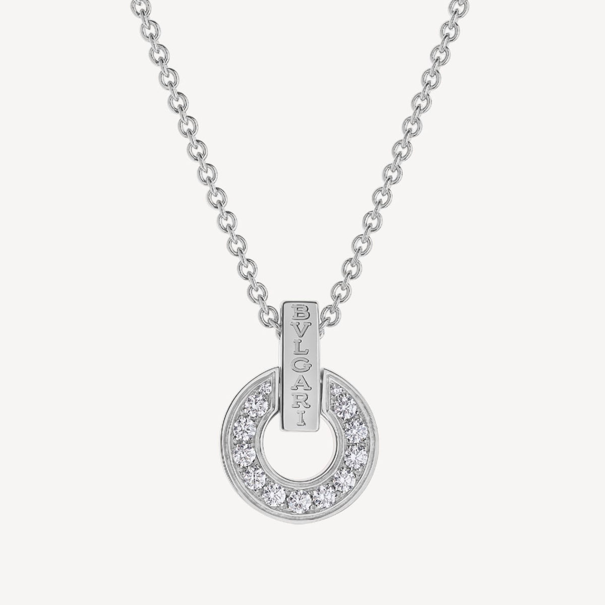 Bvlgari Moissanite Necklace - 18K Gold
