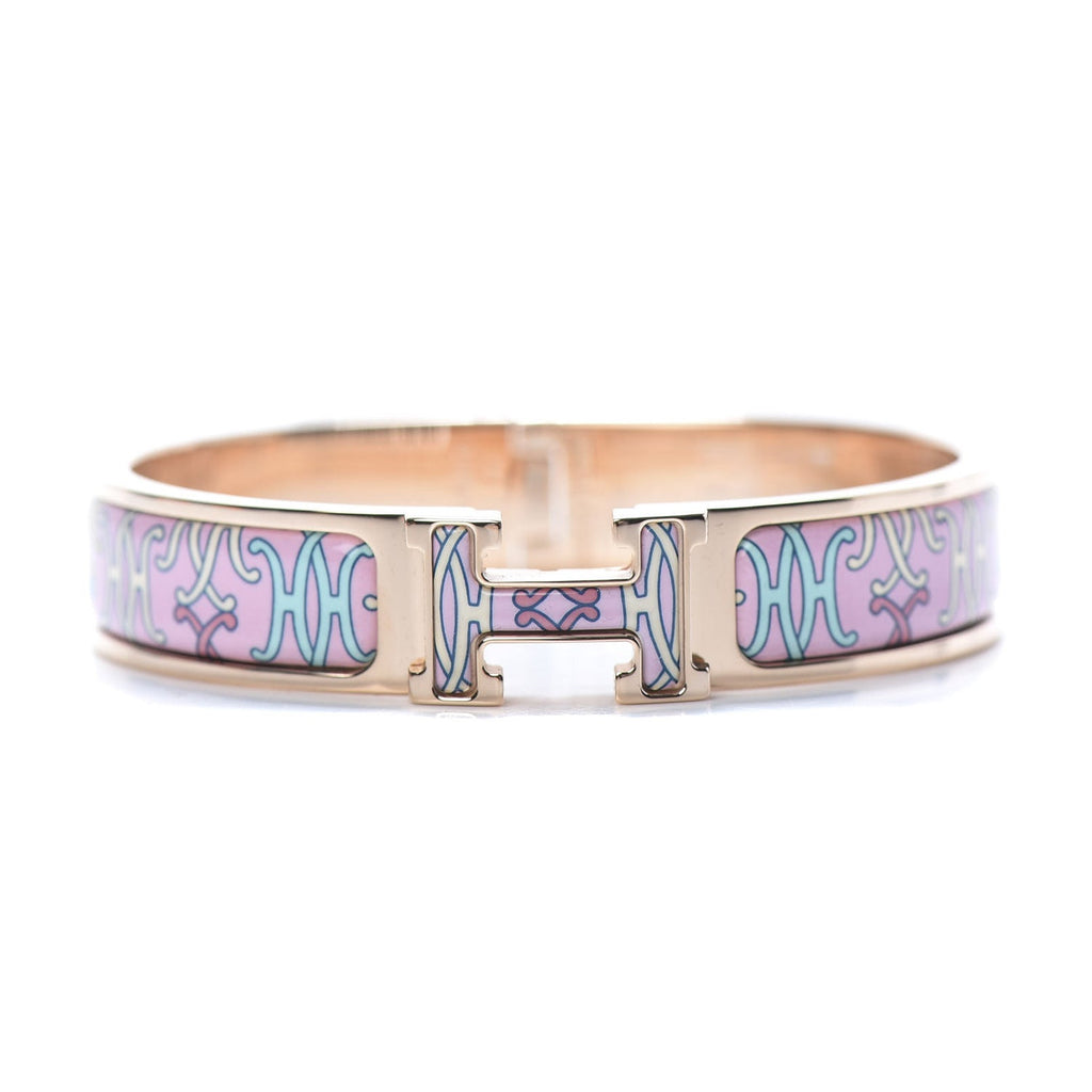Hermes Clic H Lift Pink Bracelet