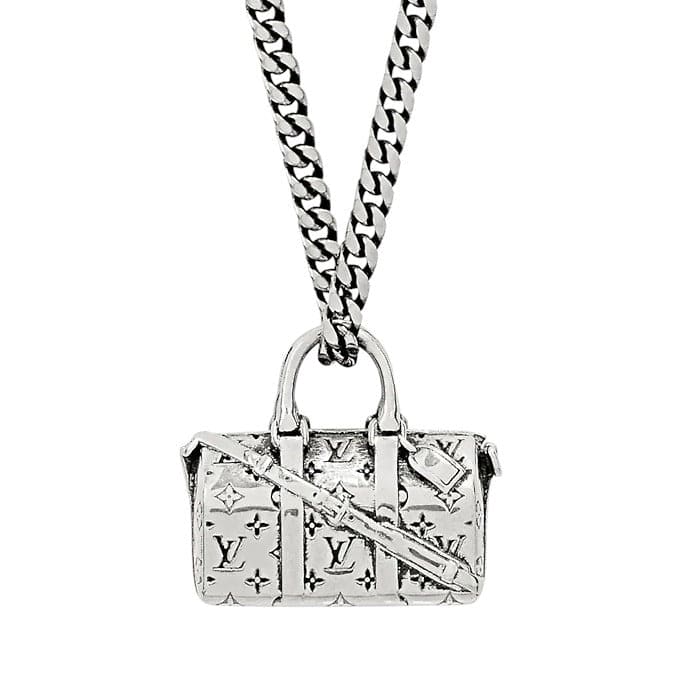 Louis Vuitton Monogram Chain Bag Necklace