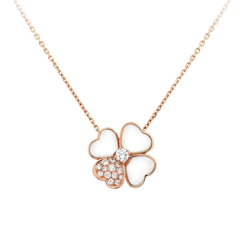 Cosmos Clip pendant Necklace - 18K Gold
