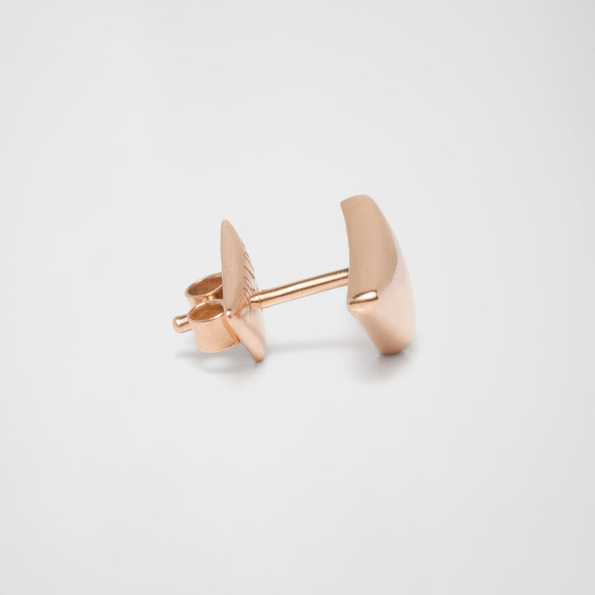 Prada Triangle Earrings - 18K Gold