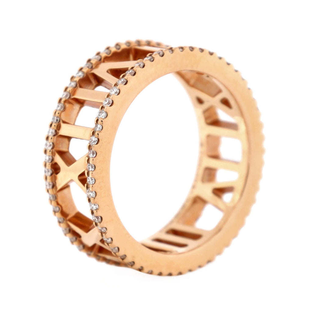 Tiffany Atlas Moissanite Ring - 18K Rose Gold