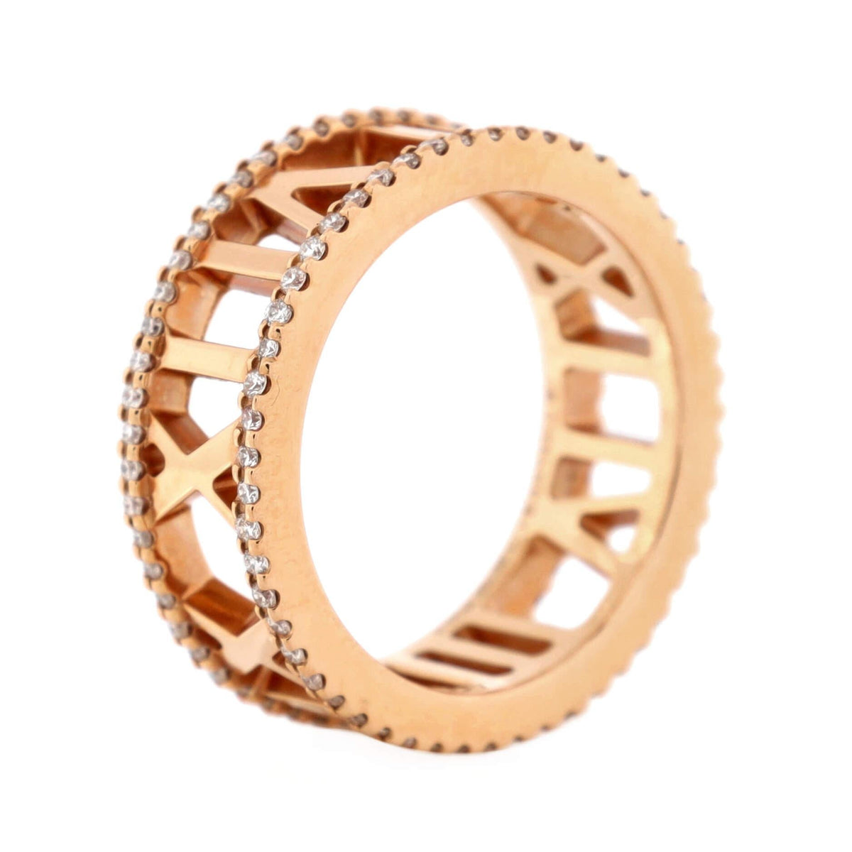 Tiffany Atlas Moissanite Ring - 18K Rose Gold