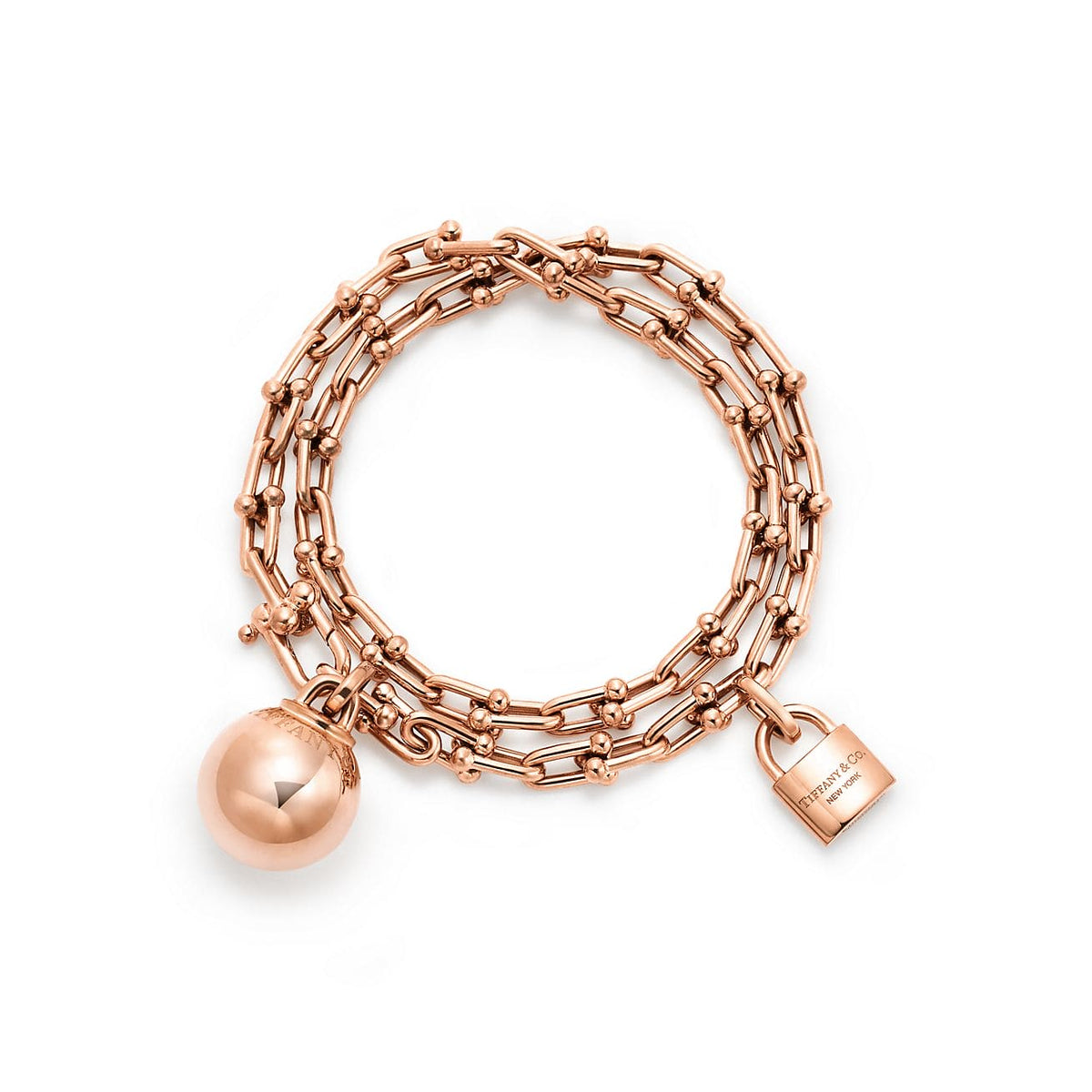 Tiffany HardWear Small Wrap Bracelet - 18K Rose Gold