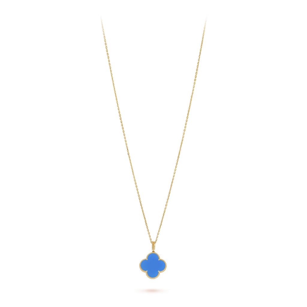 Magic Alhambra Agate Clover Necklace - 18K Gold