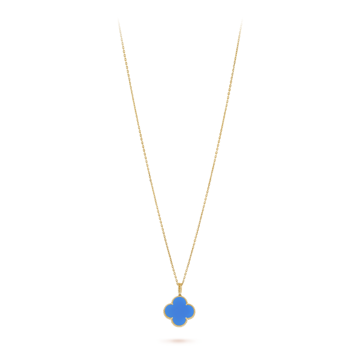 Magic Alhambra Agate Clover Necklace - 18K Gold