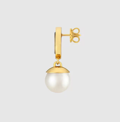 Gucci Double G Blondie Pendant Earrings - 18K Yellow Gold