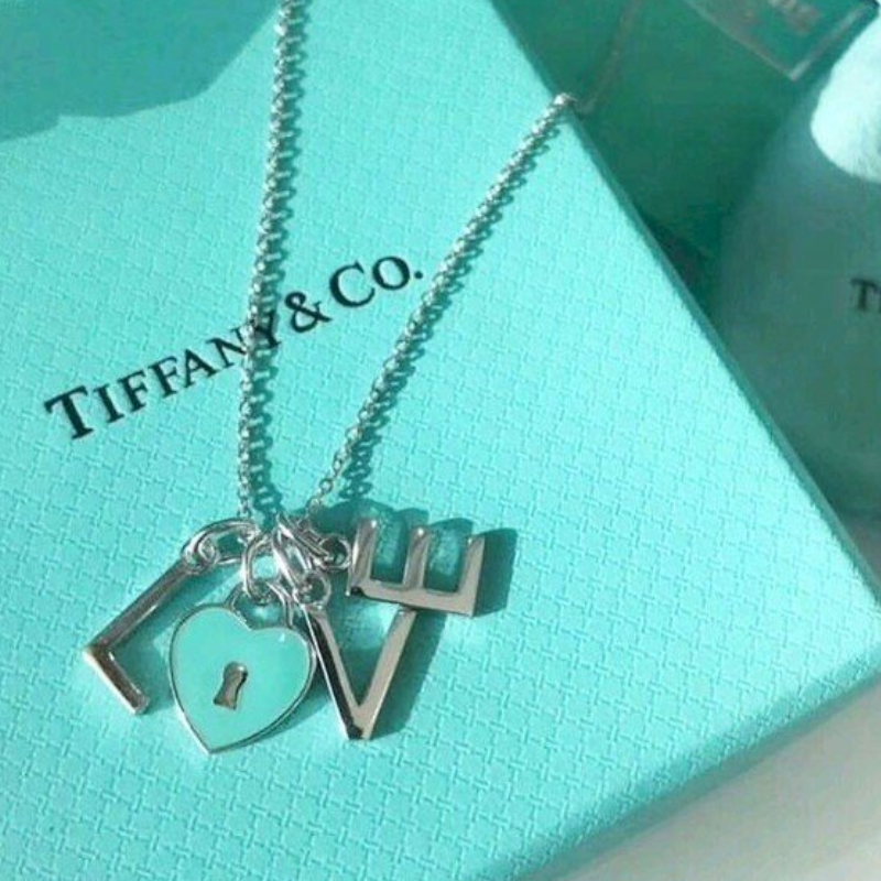 Tiffany Love Chain Necklace