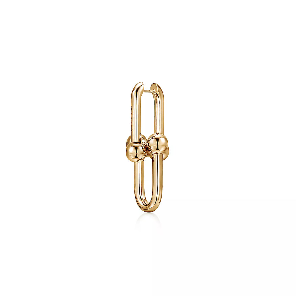 Tiffany HardWear Extra Large Link Earrings - 18K Gold