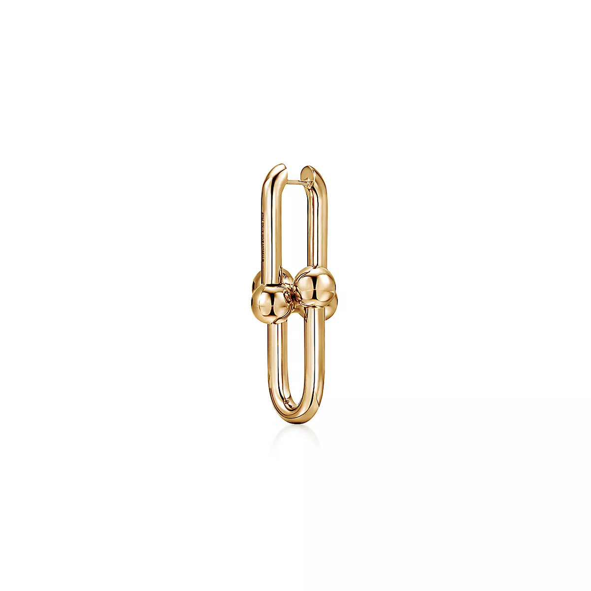 Tiffany HardWear Extra Large Link Earrings - 18K Gold
