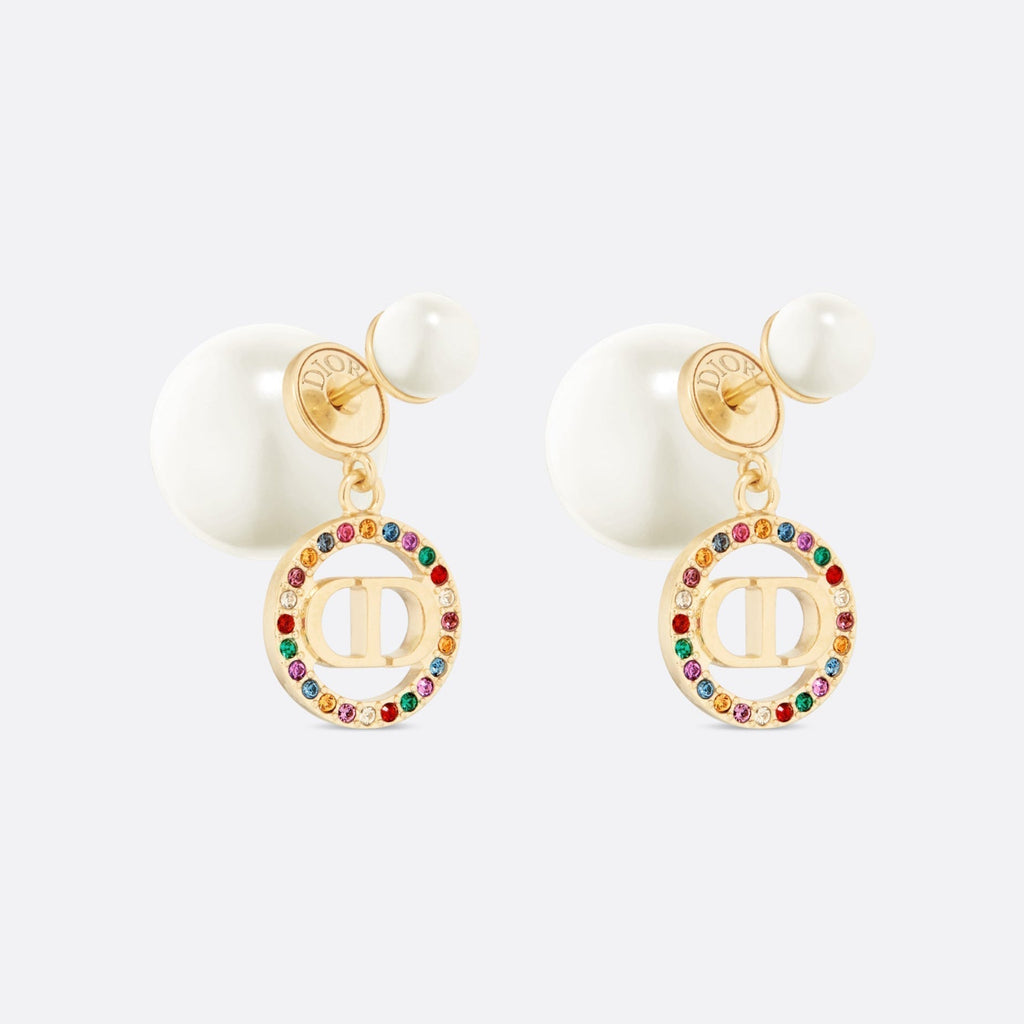 Dior Tribales Multicolor Crystal Earrings