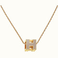 Hermes Cage D'H Grey Necklace