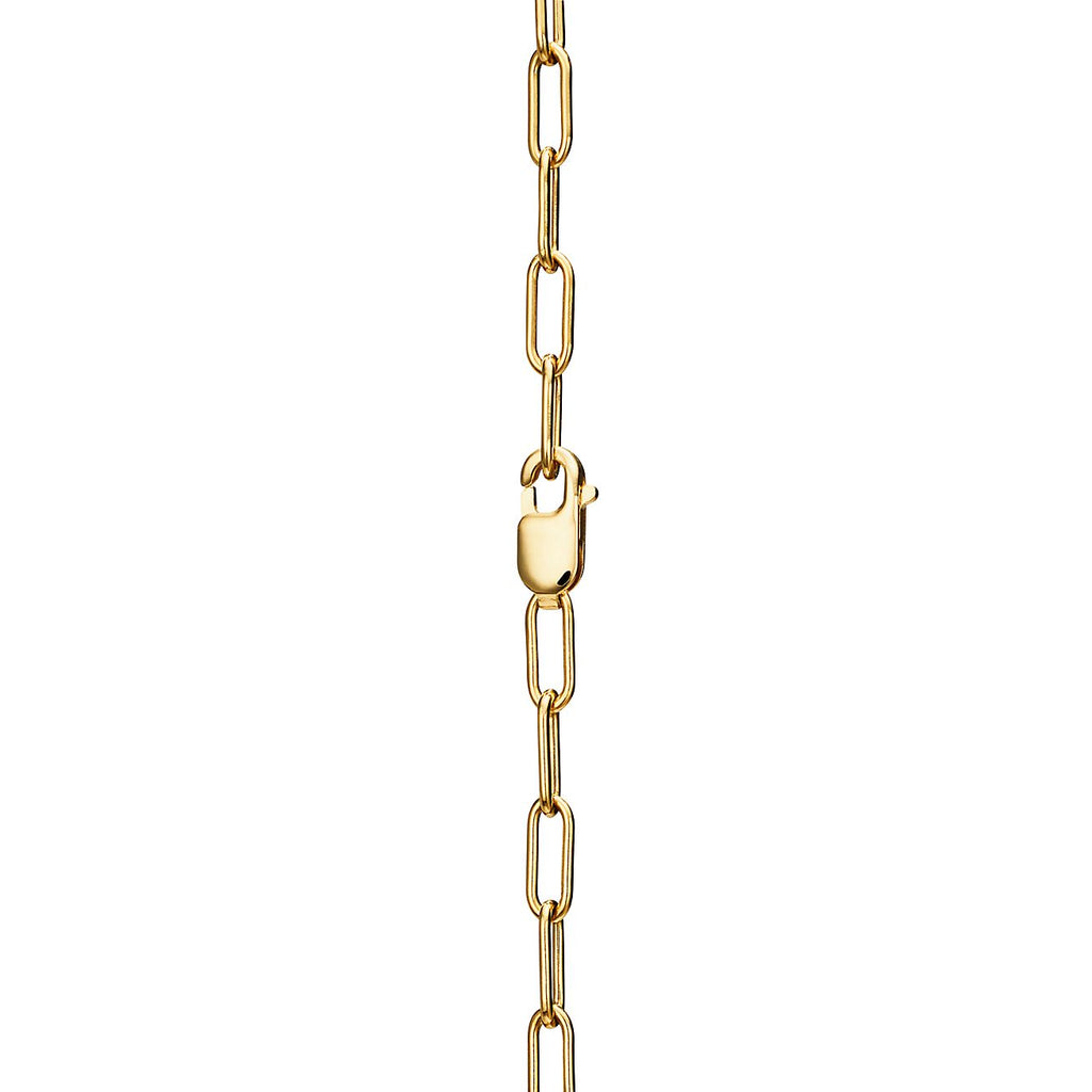 Tiffany Lock Pendant Pave Moissanite Necklace