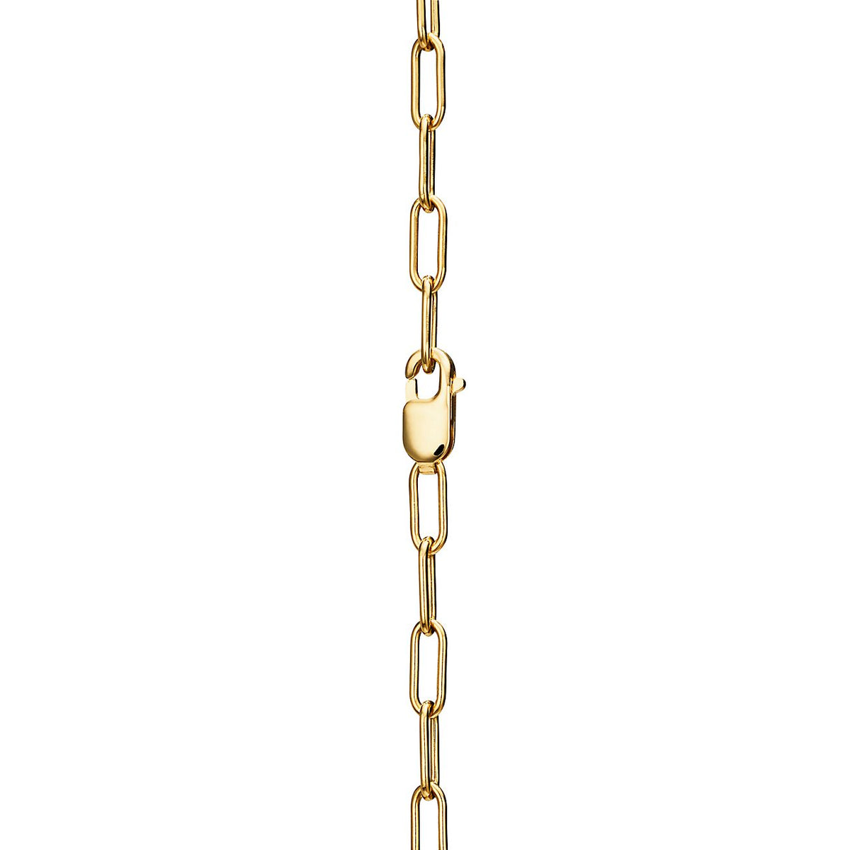 Tiffany Lock Pendant Pave Moissanite Necklace