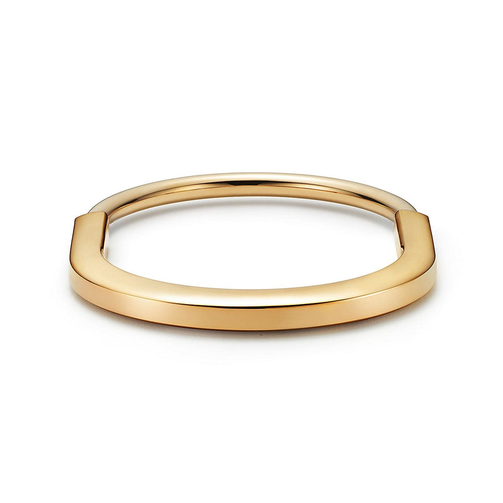 Tiffany Lock Bangle Bracelet - 18K Gold