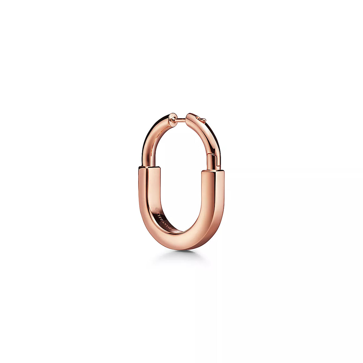Tiffany Lock Rose Edition Medium Earrings - 18K Rose Gold