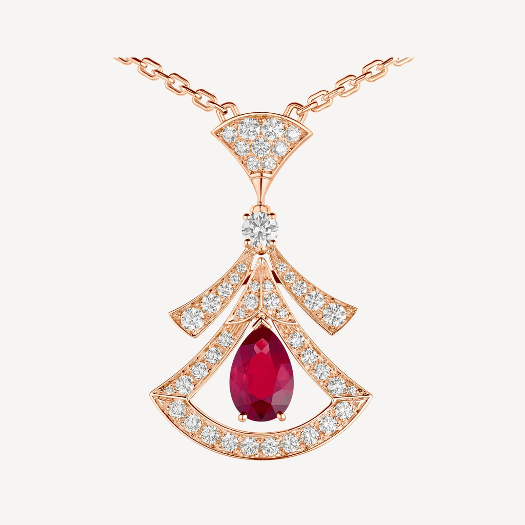 Bvlgari Dream Moissanite Necklace - 18K Gold