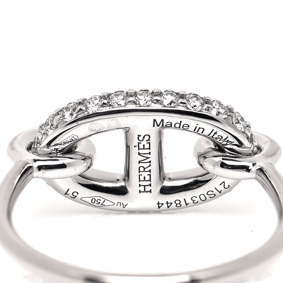 Hermes Farandole Diamond Ring - 18K White Gold