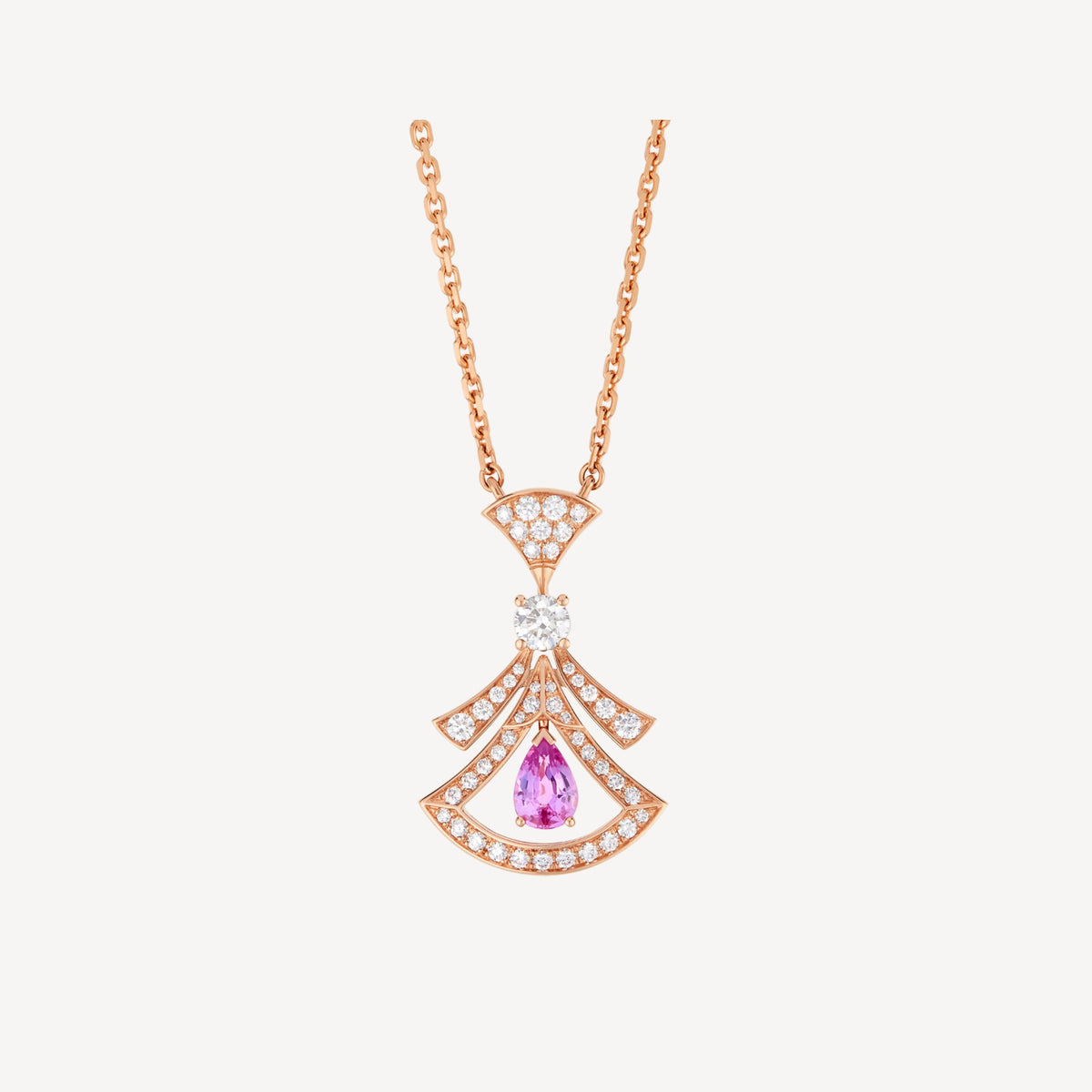 Bvlgari Dream Moissanite Necklace - 18K Gold