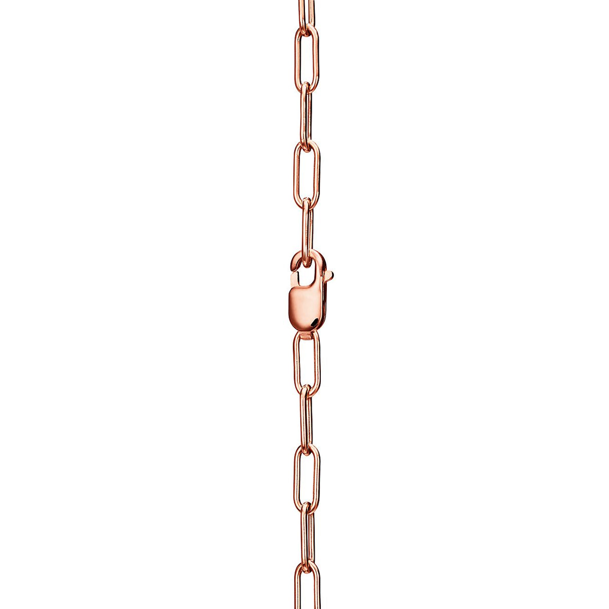 Tiffany Lock Pendant Pave Moissanite Necklace