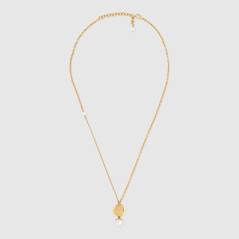 Gucci Double G Blondie Pendant Necklace