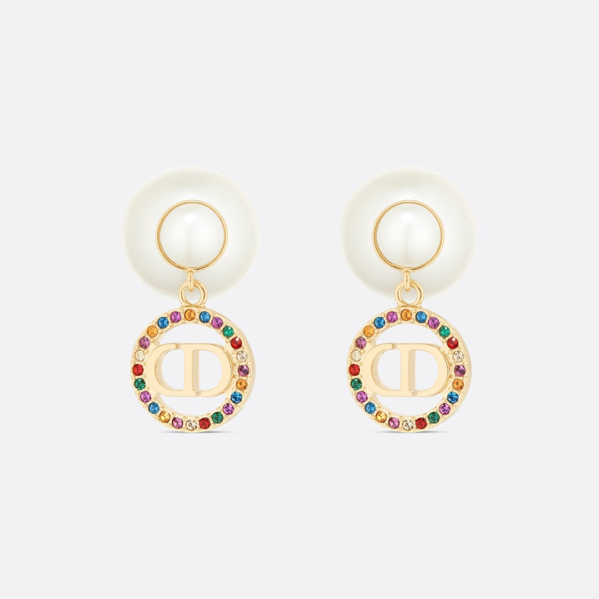 Dior Tribales Multicolor Crystal Earrings