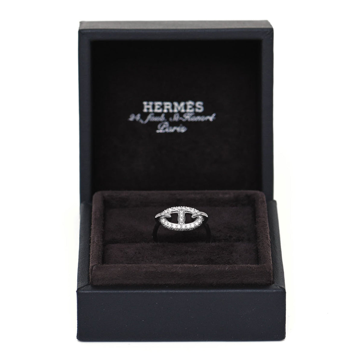 Hermes Farandole Diamond Ring - 18K White Gold