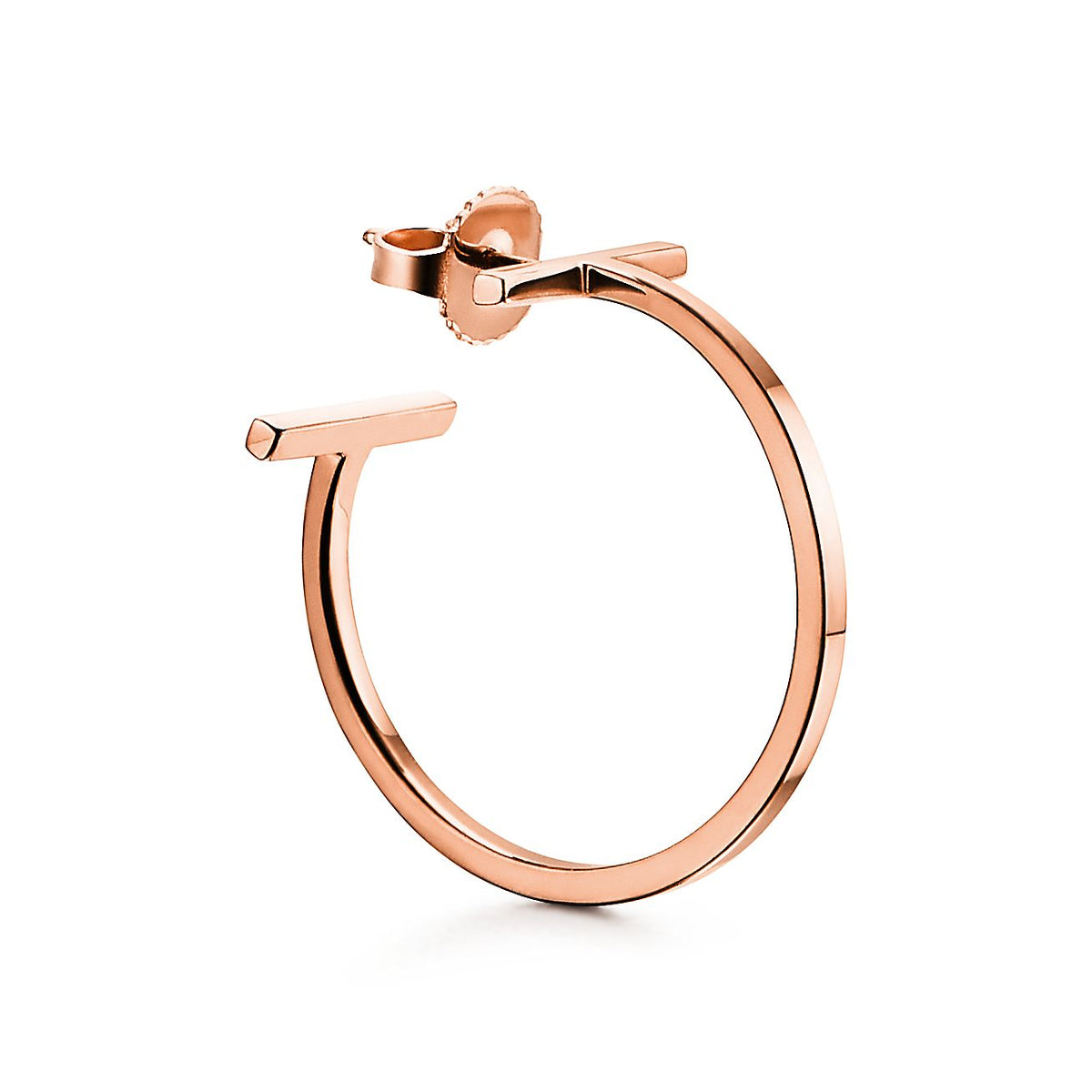 Tiffany Hoop Earrings - 18K Rose Gold