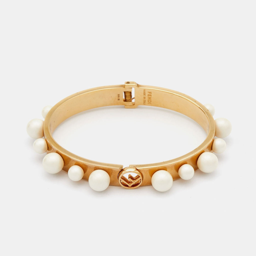 Fendi Pearl Bracelet - 18K Gold