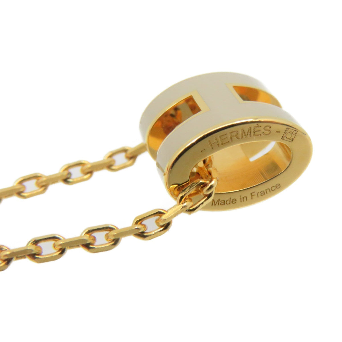 Hermes Mini Pop Grey Necklace