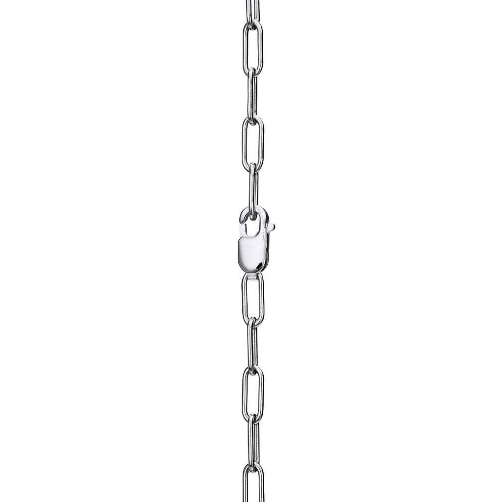 Tiffany Lock Pendant Pave Moissanite Necklace
