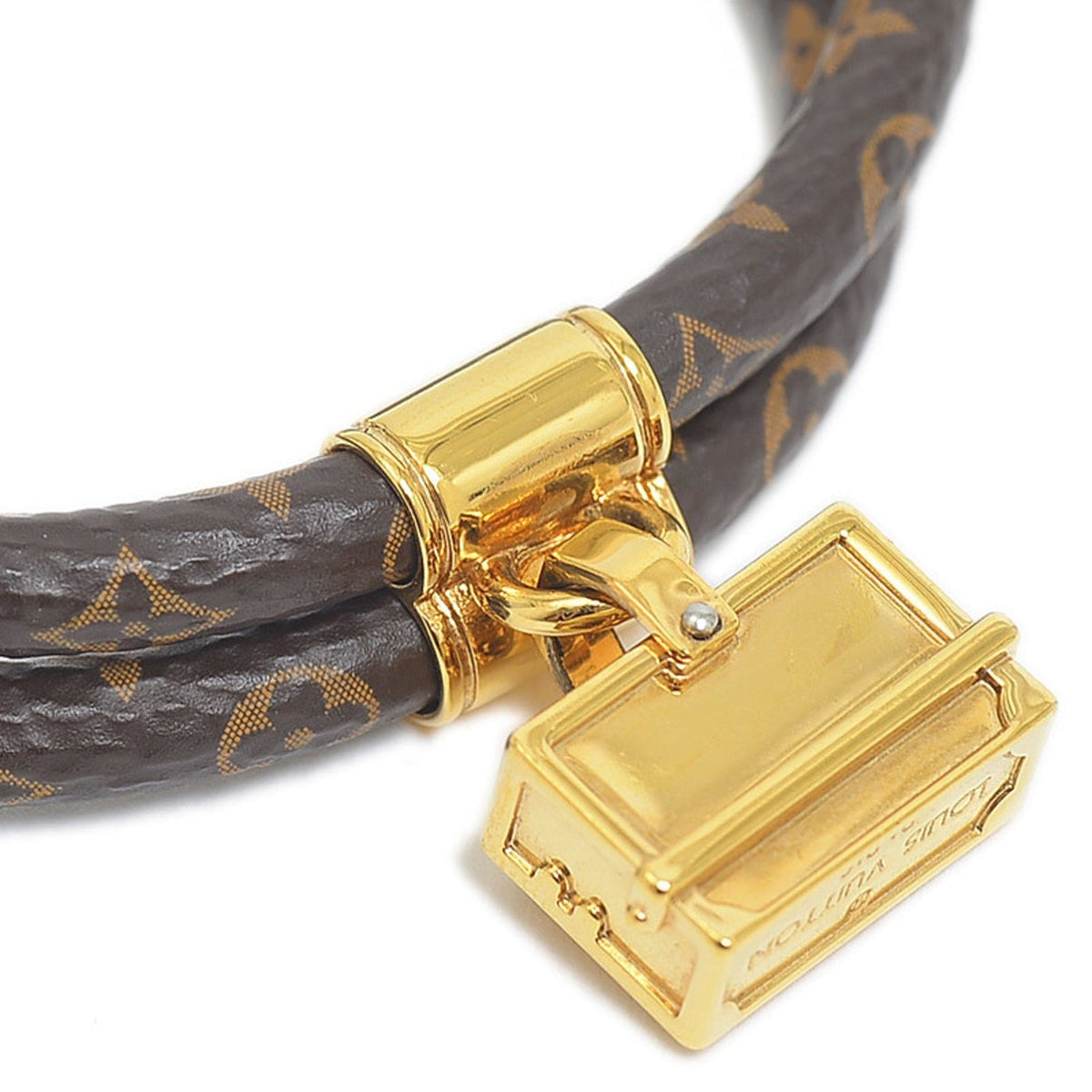 Louis Vuitton Brassie Quipu It Twice Trunk Motif Bracelet
