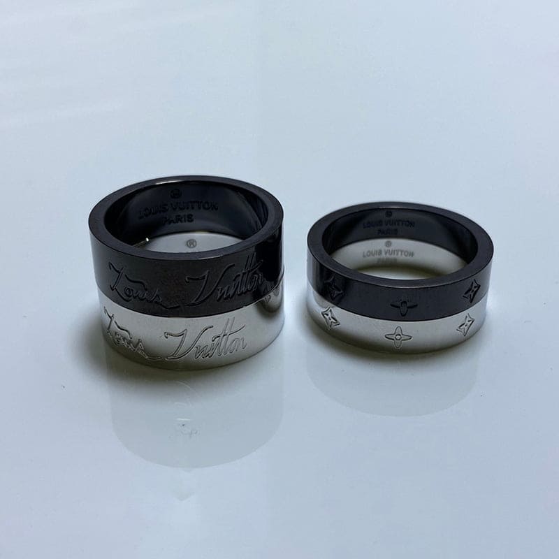 Louis Vuitton You & Me Set of Two Rings - 18K White Gold