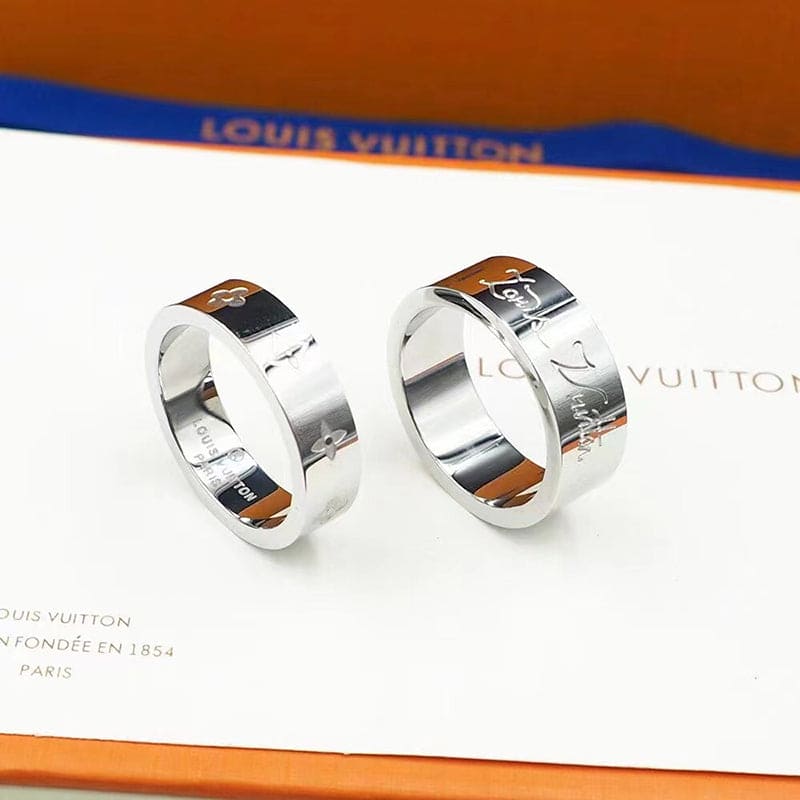Louis Vuitton You & Me Set of Two Rings - 18K White Gold