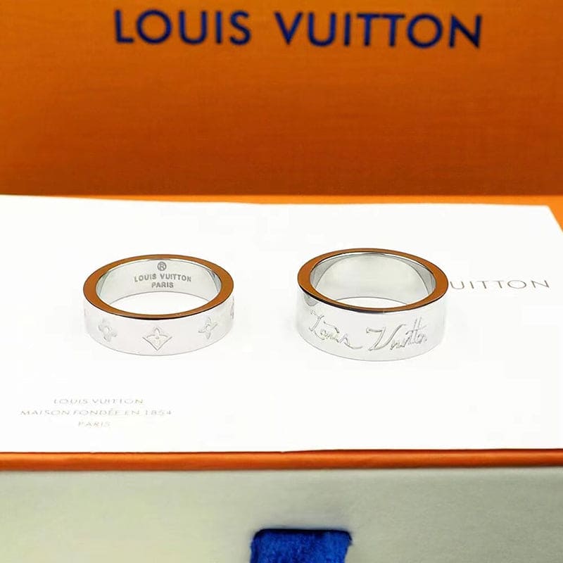 Louis Vuitton You & Me Set of Two Rings - 18K White Gold