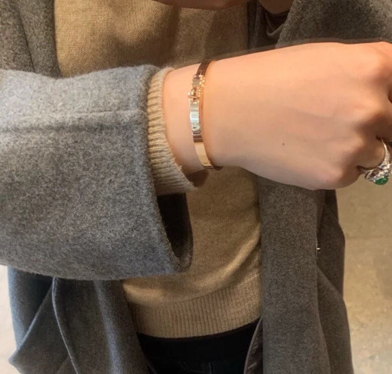 Hermes Kelly Bracelet - 18K Rose Gold