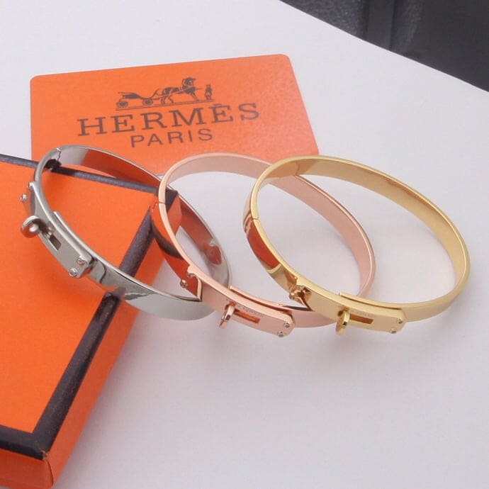 Hermes Kelly Bracelet - 18K White Gold